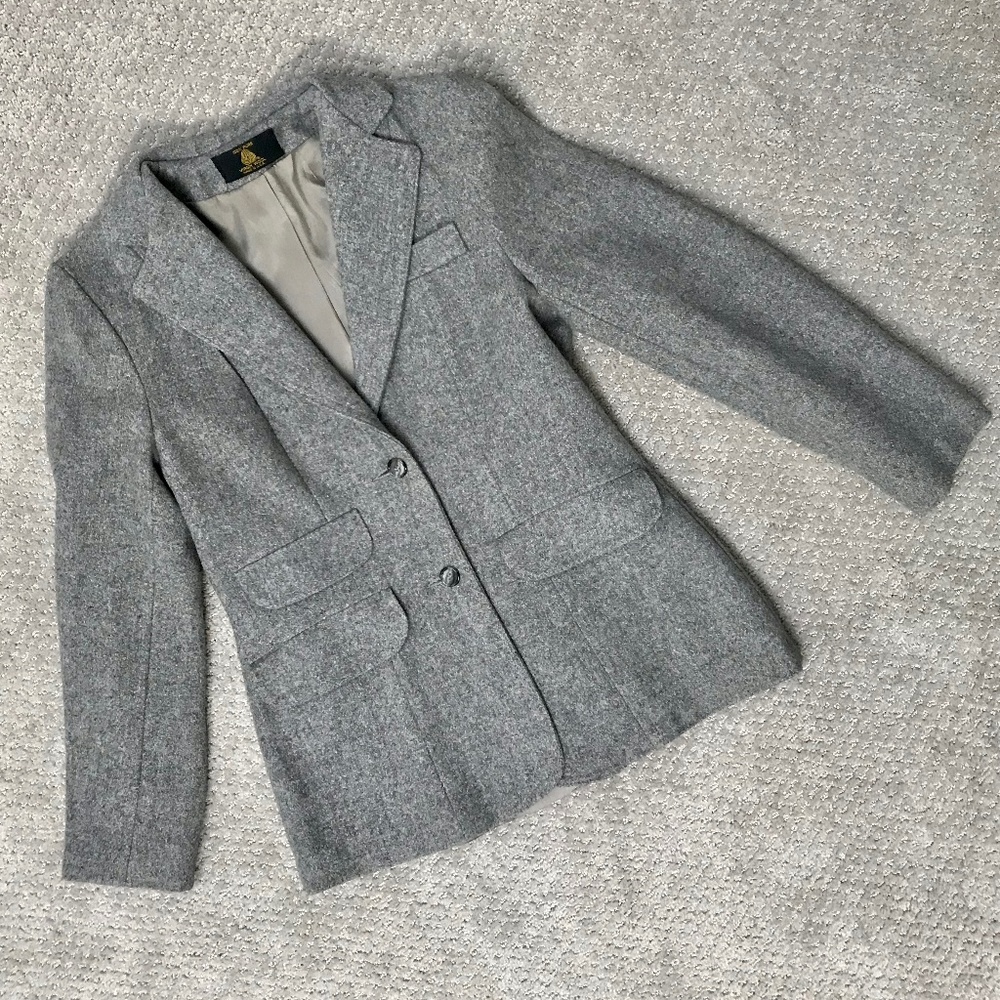 100% Pure Virgin Wool Blazer Coat